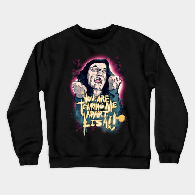 Tearing Me Apart Crewneck Sweatshirt by LVBart